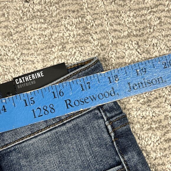 Kut From The Kloth Jeans Womens 12 Catherine Boyfriend Blue Denim Stretch New - Picture 11 of 14